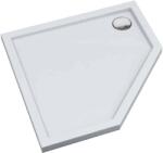 Schedpol Caspar New ötszögletű zuhanytálca 80x80 cm fehér 3.2397 (32397)