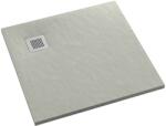 Schedpol Kalait Cement Stone cădiță de duș pătrată 100x100 cm ciment 3.3102/CT/ST-M2 (33102CTSTM2)