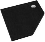 Schedline Sharper Black Stone ötszögletű zuhanytálca 90x90 cm fekete 3S. S1PK-9090/C/ST (3SS1PK9090CST)