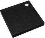 Schedline Cameron Black Stone cădiță de duș pătrată 80x80 cm negru 3ST. C1K-8080/C/ST (3STC1K8080CST)