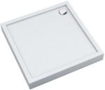 Schedline Cameron Smooth White négyzet alakú zuhanytálca 80x80 cm fehér 3ST. C1K-8080