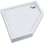 Schedline Cameron Smooth White ötszögletű zuhanytálca 90x90 cm fehér 3ST. C1PK-9090 (3STC1PK9090)