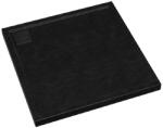 Schedpol Omega Black Stone cădiță de duș pătrată 80x80 cm negru 3.0458/C/ST (30458CST)