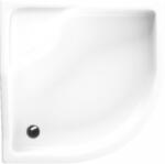 Schedpol Bona félkör alakú zuhanytálca 80x80 cm fehér 3.238 (3238)