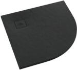 Schedline Protos Black Stone cădiță de duș semirotundă 90x90 cm negru 3SP. P1O-9090/C/ST-M1/C/ST (3SPP1O9090CSTM1CST)