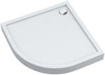 Schedline Cameron Smooth White félkör alakú zuhanytálca 90x90 cm fehér 3ST. C1O-9090