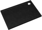 Schedline Sharper Black Stone téglalap alakú zuhanytálca 120x80 cm fekete 3S. S1P-80120/C/ST