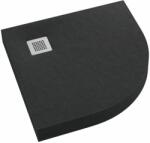 Schedpol New Horizons Black Stone cădiță de duș semirotundă 90x90 cm negru 3.3304/C/ST-M2 (33304CSTM2)