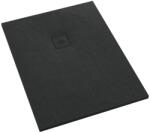 Schedline Protos Black Stone téglalap zuhanytálca + előlap 140x90 cm fekete 3SP. P1P-90140/C/ST-M1/C/ST