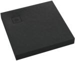 Schedline Nonlimits Black Stone négyzet alakú zuhanytálca 80x80 cm fekete 3ST. N1K-8080/C/ST-M1/C/ST