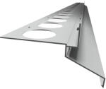 Celox OX Drip Plus terasz szegély kőlapokhoz Világosszürke 40 mm túlnyúlás erkély vízvető profil 2500 mm RAL 7035