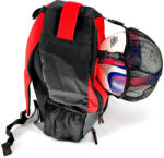 POWER SHOT Pelota ökológiai sporttáska - Vízálló - Piros és fekete színben 50 LITER fekete|vörös