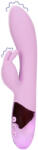 Loveline - akkus, nyuszis csiklókaros vibrátor (pink)
