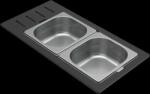 ELLECI ELLECI- Tároló edény háromrészes gourmet 433 inox HPL kerettel (KD012065IN) - ellecimarkabolt