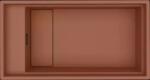 Elleci ELLECI- Mosogatótálca Dialogo 360 Workstation Keratek K83 Clay bronz tartozékokkal (LKD36083BRZ) - ellecimarkabolt