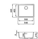 Elleci - Mosogatótálca Zen-F 105 Keratek K83 Cavern Clay arany tartozékokkal (LKZ10583F01GLD)