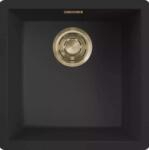 Elleci - Mosogatótálca Zen 102 Keratek K86 Black arany tartozékokkal (LKZ10286GLD)