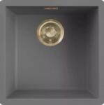 Elleci - Mosogatótálca Zen 102 Keratek K99 Dark Grey arany tartozékokkal (LKZ10299GLD)