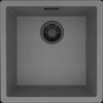 Elleci - Mosogatótálca Zen-F 102 Keratek K99 Dark Grey fekete tartozékokkal (LKZ10299F01BKM)