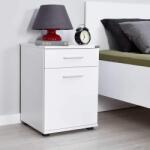 Adore Noptiera Adore Trendline, Alb - Maro, 40x57x39 cm (KMD-511-BB-1)