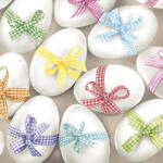 POL-MAK Húsvét Ribbon szalvéta 20 db-os 33x33 cm (PKK030176) - kidsfashion