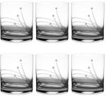  Whisky pohárkészlet Swarovski dísszel - 280 ml - 6 db