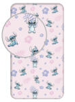 Jerry Fabrics Cearșaf Lilo and Stitch "Roz" 90x200 cm
