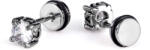 BeSpecial Cercei inox cu zirconii albe (CPK277)