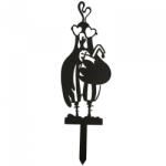  Decoratiune gradina / ghiveci Krodesign Chicken Sunglasses KRO-1132, metal, inaltime 60 cm (KRO-1132)