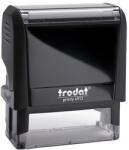TRODAT Bélyegző TRODAT Printy 4.0 4913 fekete ház piros párna 4913F/P (4913F/P)