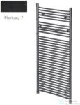 Radeco RETRO A1-400/P/KOLOR 490x445 design radiátor, MERKURY 7 (matt fekete) színben (Radeco_RETRO_A1_400_P_KOLOR_MERKURY7)