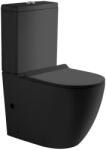 Welland Primo Tornado kompakt/monoblokk WC szett + soft-close slim WC ülőke - fekete