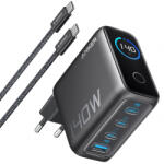 Anker Incarcator Retea Cu Cablu USB-C Anker Zolo, 140W, 5A, 1 x USB-A - 3 x USB-C, Negru B2697GZ1
