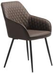 Unique Furniture Sötétbarna műbőr karosszék Unique Furniture Milton (UF-38460002)
