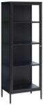Unique Furniture Fekete fém vitrin Unique Furniture Carmel 160 x 58 cm (UF-44290600)