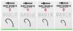 Korda Basix Barbless Kurv Shank Hook szakáll nélküli pontyozó horog 6 (KBX039)