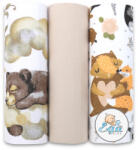 Ega Kids Muslin pelenka (3 db) - erdei állatok