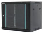 Dateup RACK 4U 600x450 MONTAJ PERETE NEGRU (MP.6404.9001) - demarc