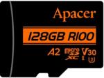 Apacer microSDXC 128GB UHS-I/U3/V30/A2 + Adapter (AP128GMCSX10U8-R)