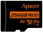 Apacer microSDXC 256GB UHS-I U3/V30/A2/CL10 (AP256GMCSX10U8-R)