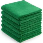 H Hotel Supplier törölköző készlet 6 db, 50x90 cm, 100% pamut, 600 GSM, zöld (6P6x50x90-600-Verde)
