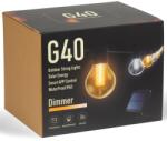 G40 Intelligens LED-füzér G40 11743, napelemes és USB töltéssel, Bluetooth, távirányító, 15 LED izzó, 3, 7 V 2200 mAh Ni-MH 18650 akkumulátor, állítható fényhőmérséklet, IP65, 7, 5 m