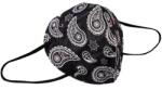 THK Masca Negru/Alb FFP2, model AD-1001, 5 straturi, Conforma cu CE, ambalata individual (FFP2-AD-1001-Negru/Alb)