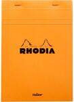Rhodia N16 Jegyzettömb, 80 Lap, 14.8 x 21 cm, Kapcsos, Narancssárga