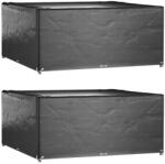 vidaXL 2 db négyzet alakú kerti bútorhuzat 16 fűzőlyukkal 250x250x90cm 1.68 kg 3155357 (3155357)