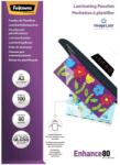 Fellowes Meleglamináló fólia, 80 mikron, A3, fényes, 100db (FW5306207)