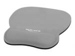 Delock Ergonomikus egér pad csuklótámasszal szürke 245 x 206 mm (DL-12698) (DL-12698)
