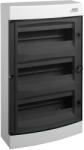 NOARK Electric 101502 elosztószekrény, átlátszó ajtó, IP40, 3 soros, 3x12 modul, műanyag (NOARK-101502)