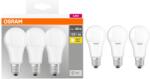 OSRAM A100 LED izzókészlet, 3 darab, E27, 14W (100W), 1521 lm, matt, Meleg fény 2700K
