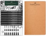 Faber-Castell Pitt Artist toll vázlatkészlet, 8 db, vázlatfüzet (FC267102)